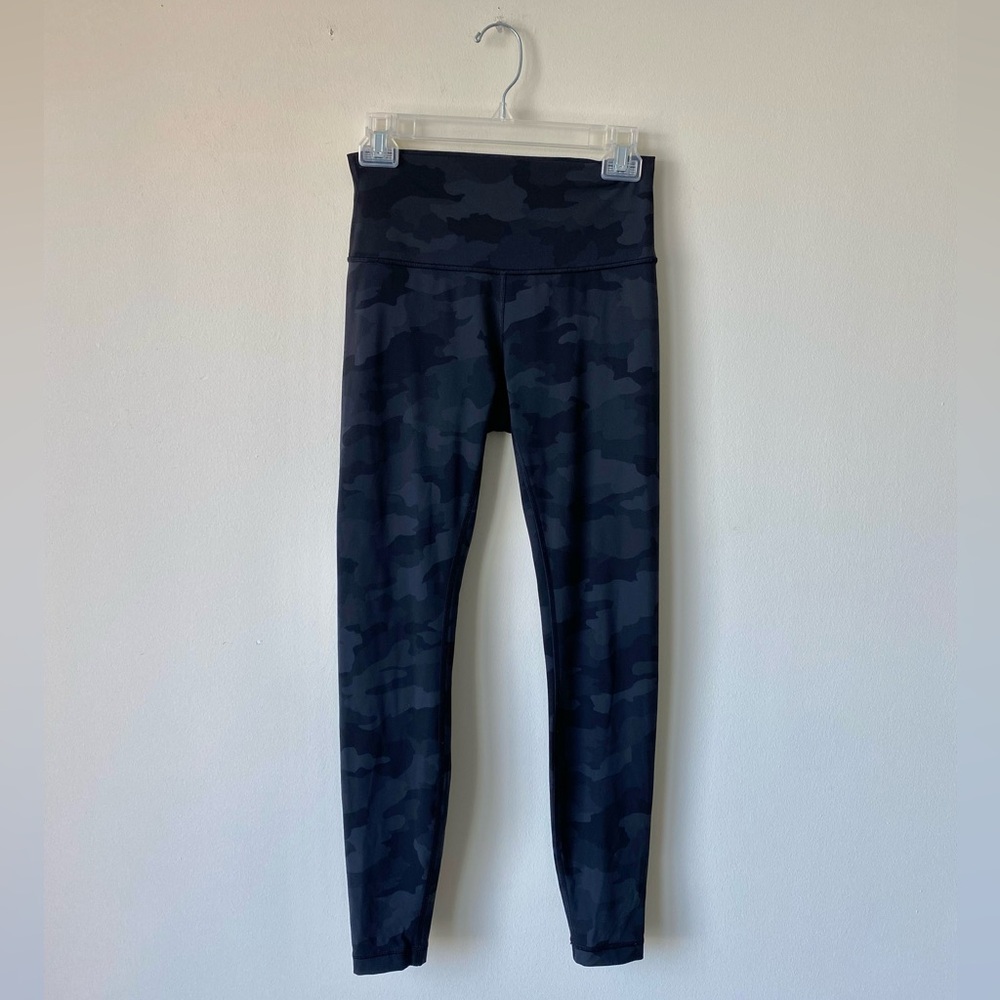 Lululemon Align High-Rise Black Camo Leggings